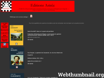 editions-astree.fr website preview