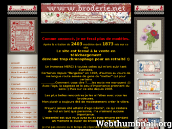 broderie.net website preview