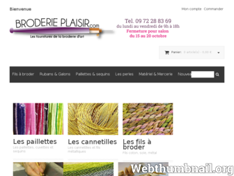 broderieplaisir.com website preview