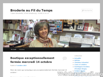 broderieaufildutemps.net website preview