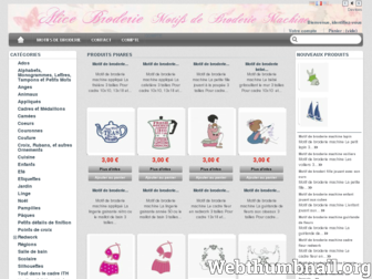 alicebroderie.com website preview