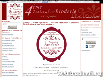 festivalbroderie.fr website preview