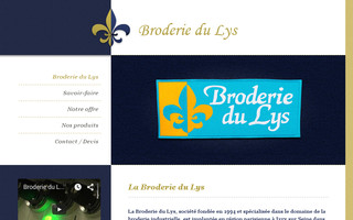 broderie-du-lys.fr website preview