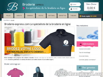 broderie-express.com website preview