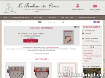 bonheur-des-dames.biz website preview