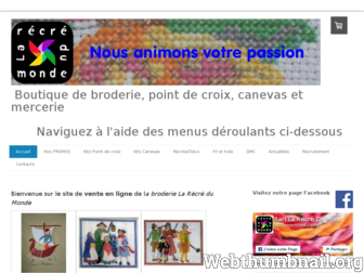 larecredumonde.fr website preview