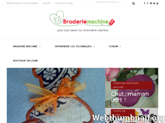 broderiemachine.com website preview