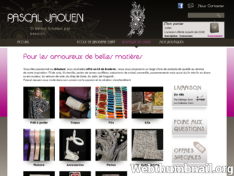 boutique.pascaljaouen.com website preview