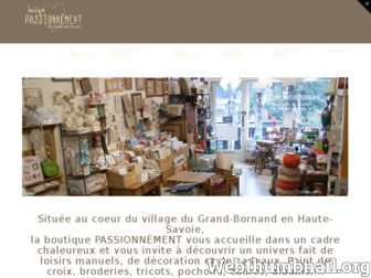 boutique-passionnement.fr website preview