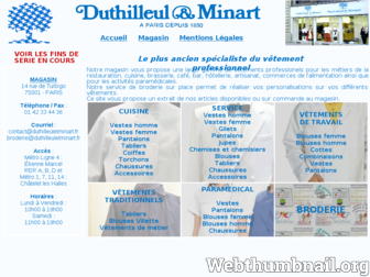 duthilleuletminart.fr website preview