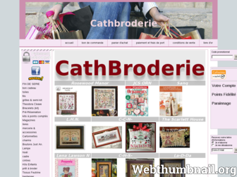 cathbroderie.com website preview