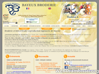 bayeux-broderie.com website preview
