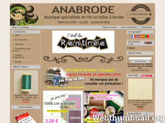 anabrode.com website preview