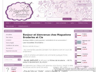 maguelone-broderies.com website preview