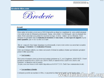 broderie-nice.com website preview