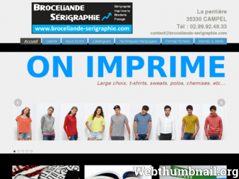 broceliande-serigraphie.com website preview