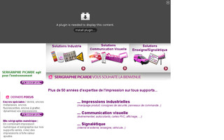 serigraphie-picarde.fr website preview