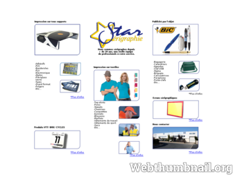 star-serigraphie.com website preview