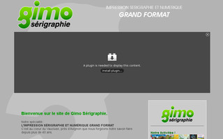 gimoserigraphie.com website preview
