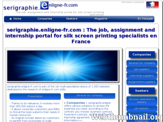serigraphie.enligne-fr.com website preview