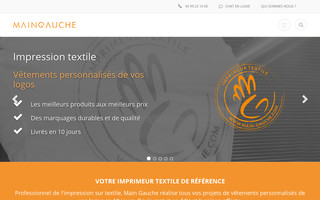main-gauche.com website preview