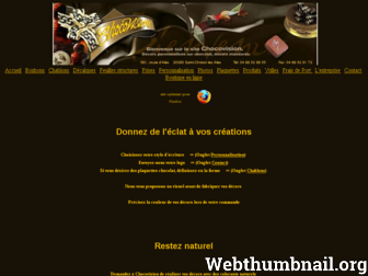 chocovision.fr website preview