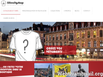 lillecityshop.fr website preview