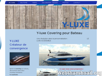 y-luxe.com website preview