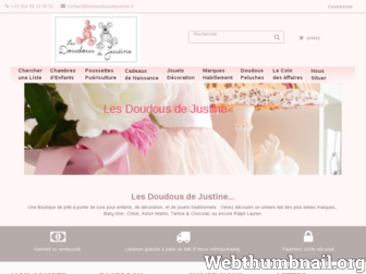 lesdoudousdejustine.fr website preview