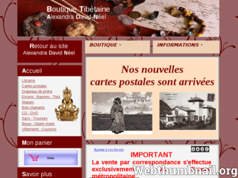 boutique-tibetaine-alexandra-david-neel.com website preview