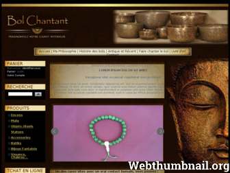 bol-chantant.fr website preview