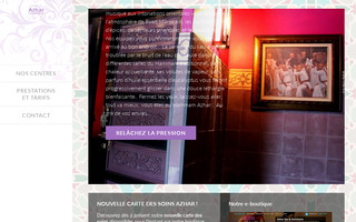 azharspa.fr website preview