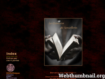 le-grimoire-de-sorcellerie.fr website preview