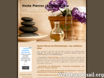vente-pierres.com website preview