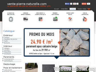 vente-pierre-naturelle.com website preview