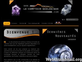 le-comptoir-geologique.com website preview