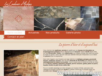 lescouleursdantan-aveyron.com website preview