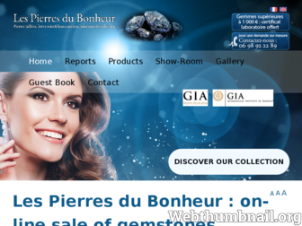 les-pierres-du-bonheur.com website preview