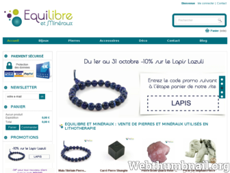 equilibre-et-mineraux.com website preview