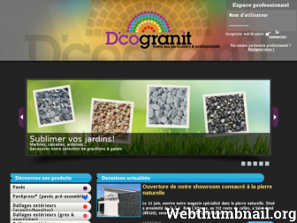 dcogranit.fr website preview