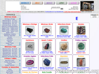 ariege-mineraux.com website preview