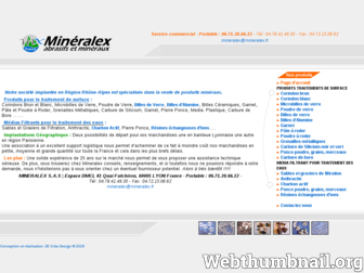 mineralex.fr website preview