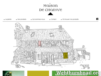maisondechanvre.fr website preview