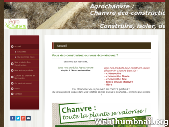 agrochanvre-ecoconstruction.com website preview