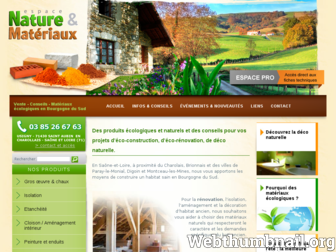 materiaux-ecologique-decoration.fr website preview