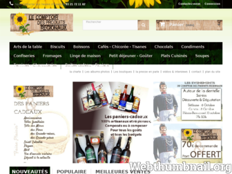 comptoirdesproduitsregionaux.fr website preview