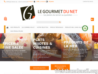 legourmetdunet.com website preview