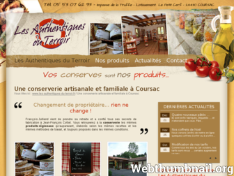 les-authentiques-du-terroir.fr website preview