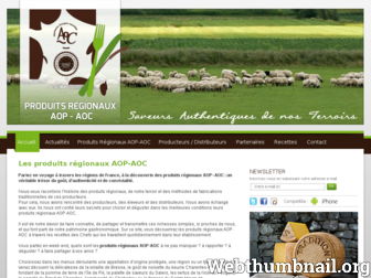 produits-regionaux-aop-aoc.fr website preview