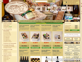 produits-normandie.fr website preview